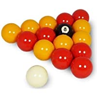 BILLARES Y DARDOS CAMARA Juego de Bolas de Billar Americano de Casino Amarillas y Rojas